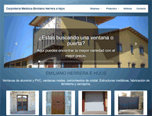 Tablet Screenshot of emilianoherreraehijos.com